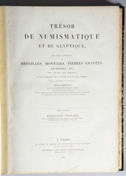 null TRÉSOR de Numismatique et de Glyptique… Médailles de la Révolution française....