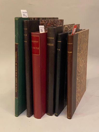 null [COLLECTIONS de BEAUX-ARTS]. Réunion de 6 volumes bien reliés. 

Catalogue des...