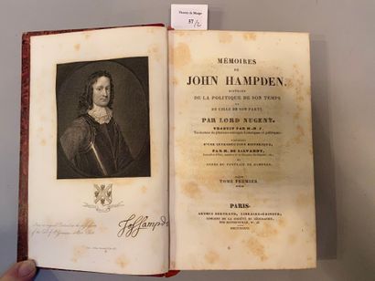 null HAMPDEN (John). Mémoires de John Hampden, histoire de la politique de son temps...