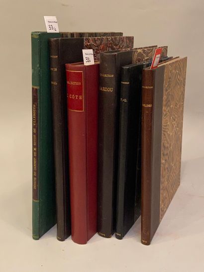 null [COLLECTIONS de BEAUX-ARTS]. Réunion de 6 volumes bien reliés. 

Catalogue des...