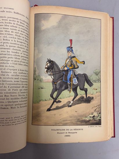 null BUCQUOY (Lt E.-L.). Les Gardes d’Honneur du Premier Empire. Nancy, Crépin-Leblond,...