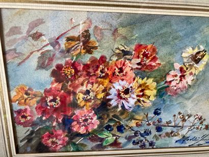 null MADELEINE LEMAIRE (1845-1928)

Fleurs sauvages

Aquarelle sur papier signée...