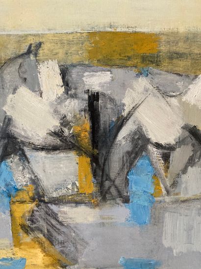 null MAURICE-ELIE SARTHOU (1911-1999)

Composition cubiste aux chevaux

Huile sur...