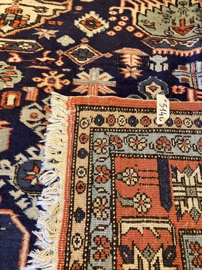 null EASTER MATS

XXTH CENTURY

Wool with dark blue background with Persian decoration...