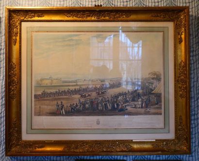 null GRAVURE EN COULEURS, D’APRÈS CAMPION ET

HERRING

Prix de Chantilly, Mai 1841

50...