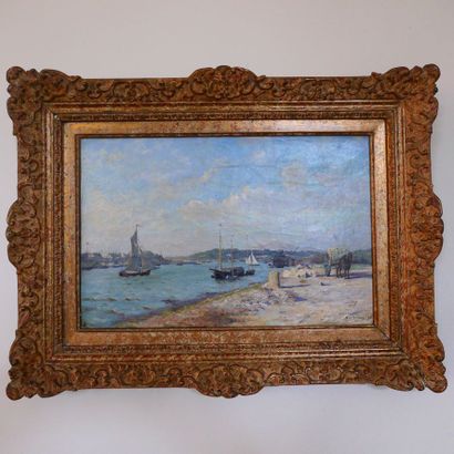 null FRENCH SCHOOL OF THE END OF THE 19TH CENTURY

River bank

Oil on canvas located...
