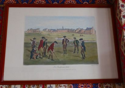 null GRAVURE ANGLAISE EN COULEURS

XXÈME SIÈCLE

Golfeurs à Saint Andrews 1800

31...