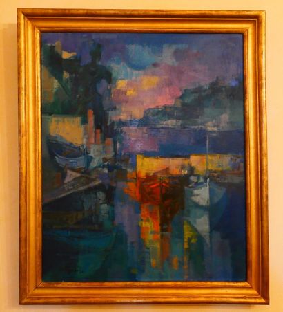 null JOSÉ PALMEIRO (1903-1984)

Composition aux barques

Huile sur toile signée PALMEIRO...