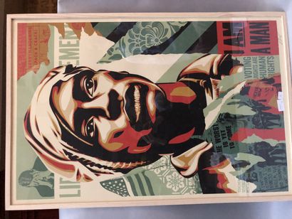 null Shepard Fairey (1970-)

''I am a man'' 2020

Sérigraphie couleurs

porte signature...