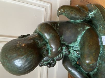 null Lucienne HEUVELMANS (1881-1944)

Groupe en bronze Putto et colombe

45 x 50...
