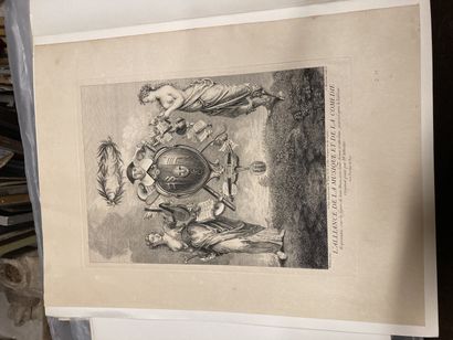 Jean-Antoine Watteau (1684-1721) 
Alliance de la musique et de la comédie
Gravé par...