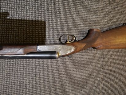 null Fusil Kettner calibre 12/76 (n°96675). Faux corps, canons de 76cm, longueur...