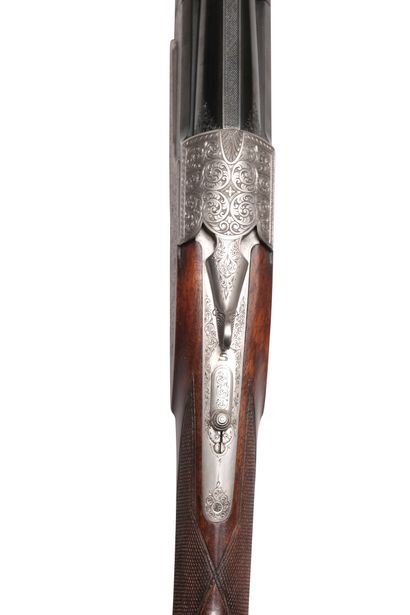 null Fusil superposé Damon calibre 20 (n°85074). Canons lisses de 72 cm, crosse anglaise,...