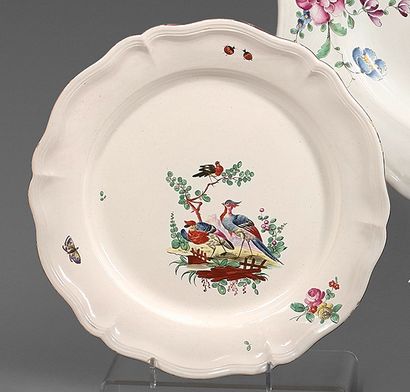 Lunéville earthenware dish from the 18th...