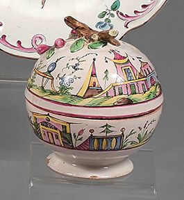 A late 18th-early 19th century French earthenware...