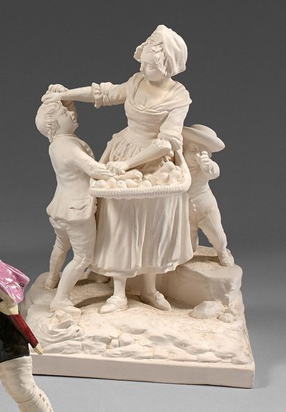 null Fine earthenware group from Saint-Clément, end of the 18th century
Representing...