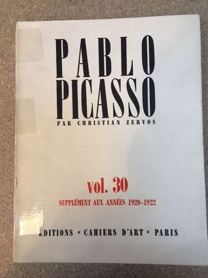 [PICASSO]. ZERVOS (Christian) Pablo Picasso Paris, Éditions «Cahiers d'art», s. d....