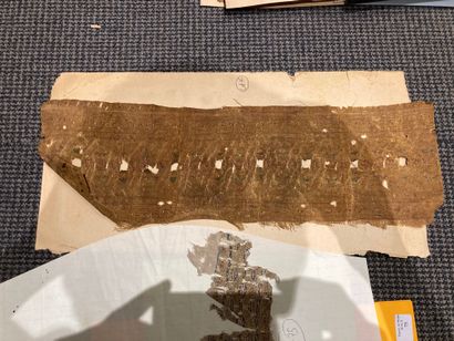 null Deux fragments de tiraz à médaillons animaliers, Égypte fatimide, XIe-XIIe siècle
Tapisserie...