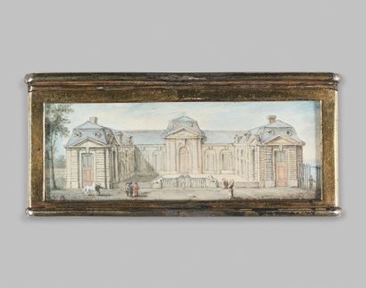 Henri Joseph VAN BLARENBERGHE (1750-1826), dans le goût de 
Rare rectangular snuffbox...