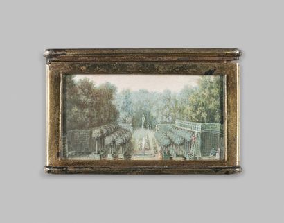 Henri Joseph VAN BLARENBERGHE (1750-1826), dans le goût de 
Rare rectangular snuffbox...