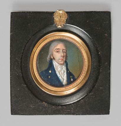 DE DOMENICI Giuseppe (1758-après 1800), peintre de la Cour royale de Turin 
Portrait...