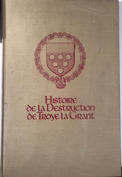 null Marcel Thomas - de la Destruction de Troye La Grant - Reproduction of the manuscript...