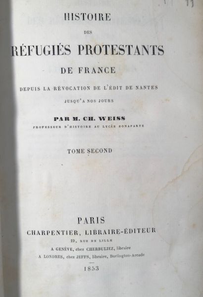 null "H. Boehmer - Les Jésuites - Librairie Armand Colin, 1910 - Ch.Weiss - Histoire...