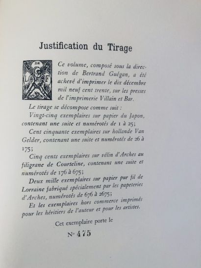 null Courteline - Oeuvres Complètes - Librairie de France, 1931 - 10 volumes - demi...