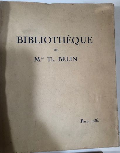 null Bibliothèque de Lucien Gougy Première Partie - Hotel Drouot, 1934 -Bibliothèque...
