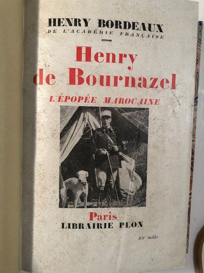null Henry Bordeaux - Henry de Bournazel, l épopée Marocaine - Librairie Plon, 1935...