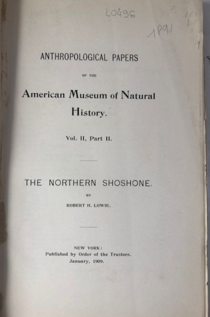 null Bulletin of the American Museum of Natural History -Vol. XV,III part One  -1902...