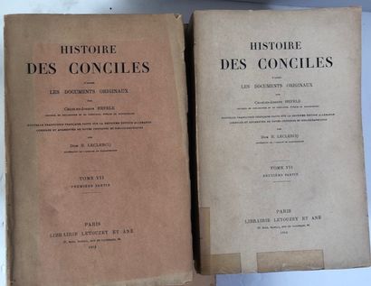 null Charles-Joseph Hefele traduction de Dom H. Leclercq - Histoire des Conciles...