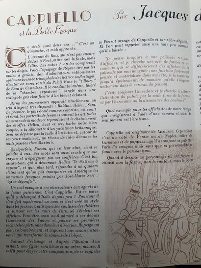 null Jacques de Lacretelle -Cappiello et la Belle Epoque Editions Sciaky, 1978 in...