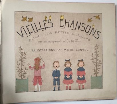 null Boutet de Monvel -Vieilles Chansons et Rondes pour les Petits Enfants - Typographie...