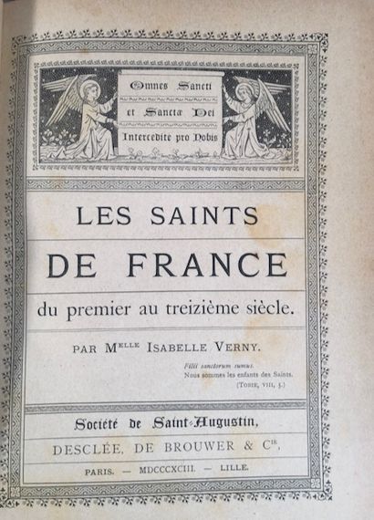 null "Isabelle Verny - Les Saints de France du premier au treizième siècle Desclée...