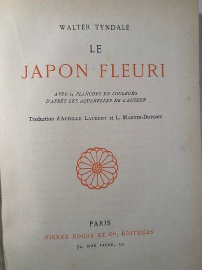 null Walter Tyndale - La Japon Fleuri - Pierre Roger, sd - Félicien Challaye -Le...