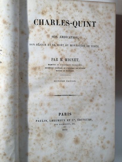 null M. De Martès - Marie Stuart Reine d Ecosse- Tours, Mame, 1841 - Relié Mignet...