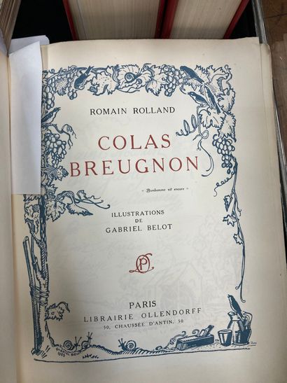 null 
- Romain ROLLAND 

- La vie de Tolstoï - gravures Paul Baudier, n° 5 sur papier...