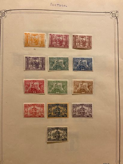 null ALL COUNTRIES : Set of mint stamps corresponding to a subscription, contained...