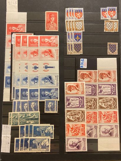 null FRANCE Emissions 1849/2016 – POSTE, PA, TAXE : Collection de timbres neufs et...