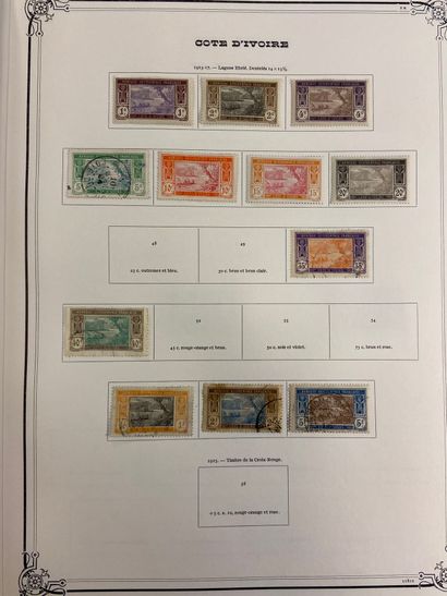 null ALL COUNTRIES: Very important set of mint and cancelled stamps, contained in...