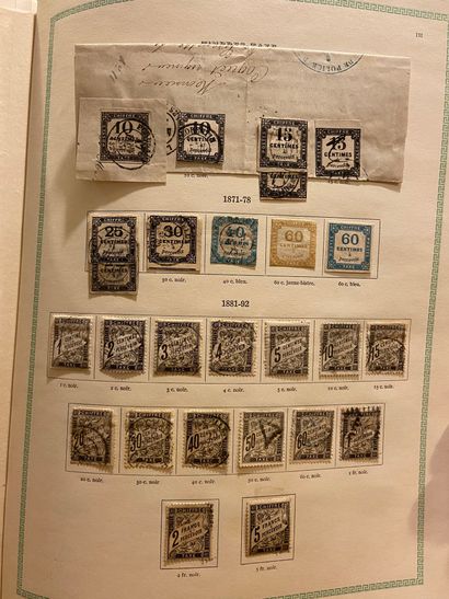 null FRANCE Issues 1849/1960 : Collection of new and cancelled stamps, some good...