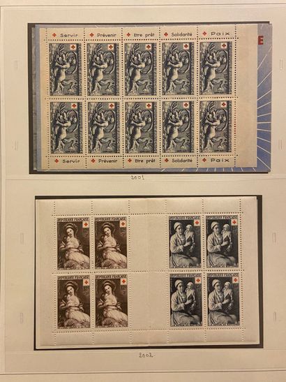 null FRANCE Issue 1940/2000: Collection of mint and cancelled stamps, plus fragments...
