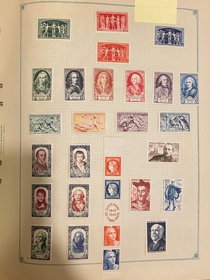 null TOUS PAYS Emissions 1850/2000 : Ensemble de timbres neufs et oblitérés dont...