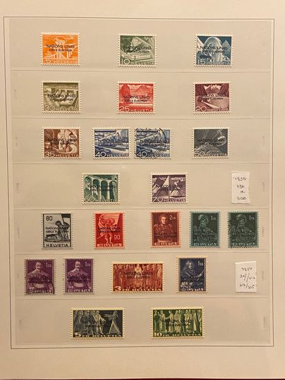 null SWITZERLAND, LIECHTENSTEIN Issues 1850/2000: Collection of mint and cancelled...