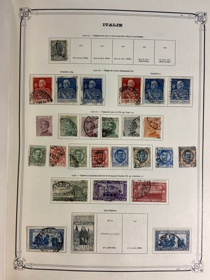 null TOUS PAYS : Très important ensemble de timbres neufs et oblitérés, contenu dans...