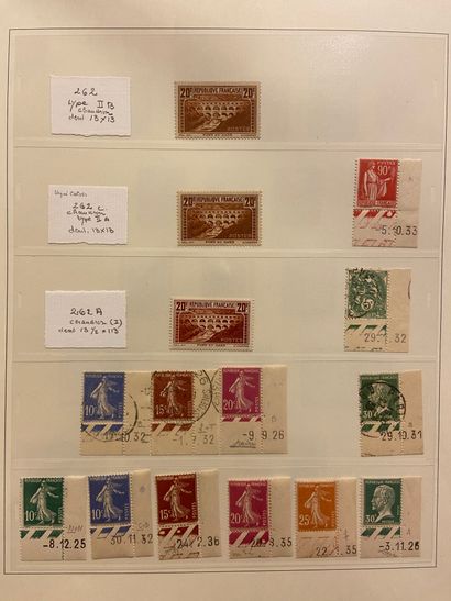 null FRANCE Issues 1849/1940: Collection of mint and cancelled stamps, good values...