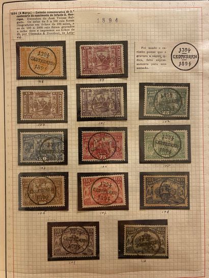 null PORTUGAL, ACORES, MADERE Issues 1853/1990 : Collection of mint and cancelled...