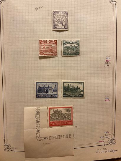null ALL COUNTRIES : Set of mint stamps corresponding to a subscription, contained...