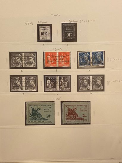 null FRANCE POST ARIENNE, TAX, PREOS, FM, LIBERATION, etc.. Set of mint and cancelled...